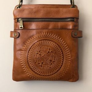 Patricia Nash crossbody leather handbag